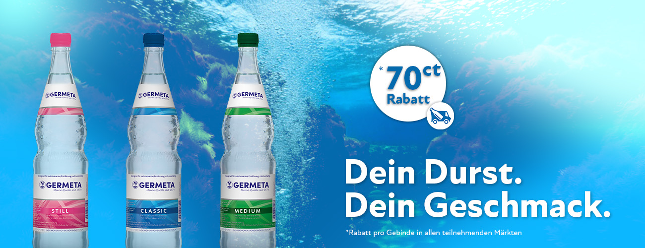 Germeta Rabattaktion 70 cent - KW 24 und 25 in 2026